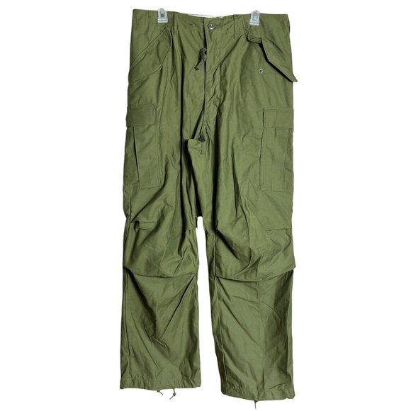NOS US Military Cold Weather Trousers 1973 M65 OG 107 Cargo...